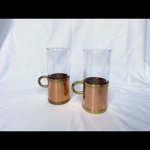 Set of Vintage Copper Glasses/Cups